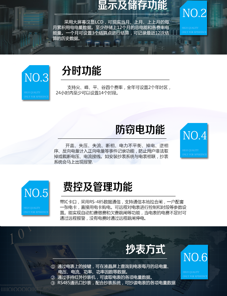 華立DDZY285C單相電能表適用場所
　　主要適用于執(zhí)行分時或階梯計費，需要通過485進行遠程抄表、遠程費控的居民用戶，或通過CPU卡介質(zhì)實現(xiàn)本地費控的居民用戶。